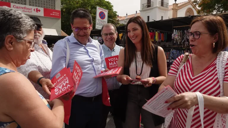 El PSOE pide el voto desde Rincón de la Victoria para frenar a la derecha y la ultraderecha