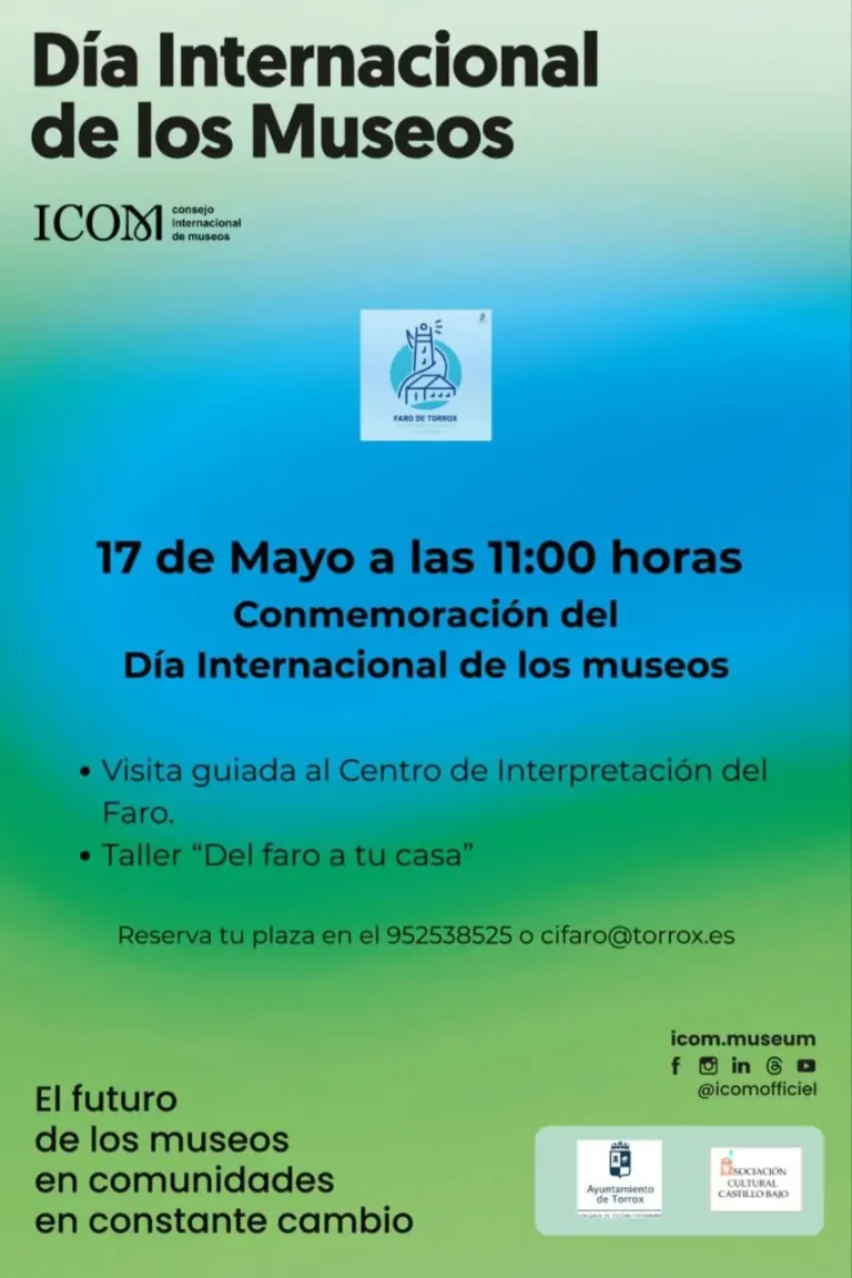 Torrox conmemora el Día Internacional de los Museos con actividades para todos los públicos en el entorno del faro Torrox conmemora el Día Internacional de los Museos con actividades para todos los públicos en el entorno del faro