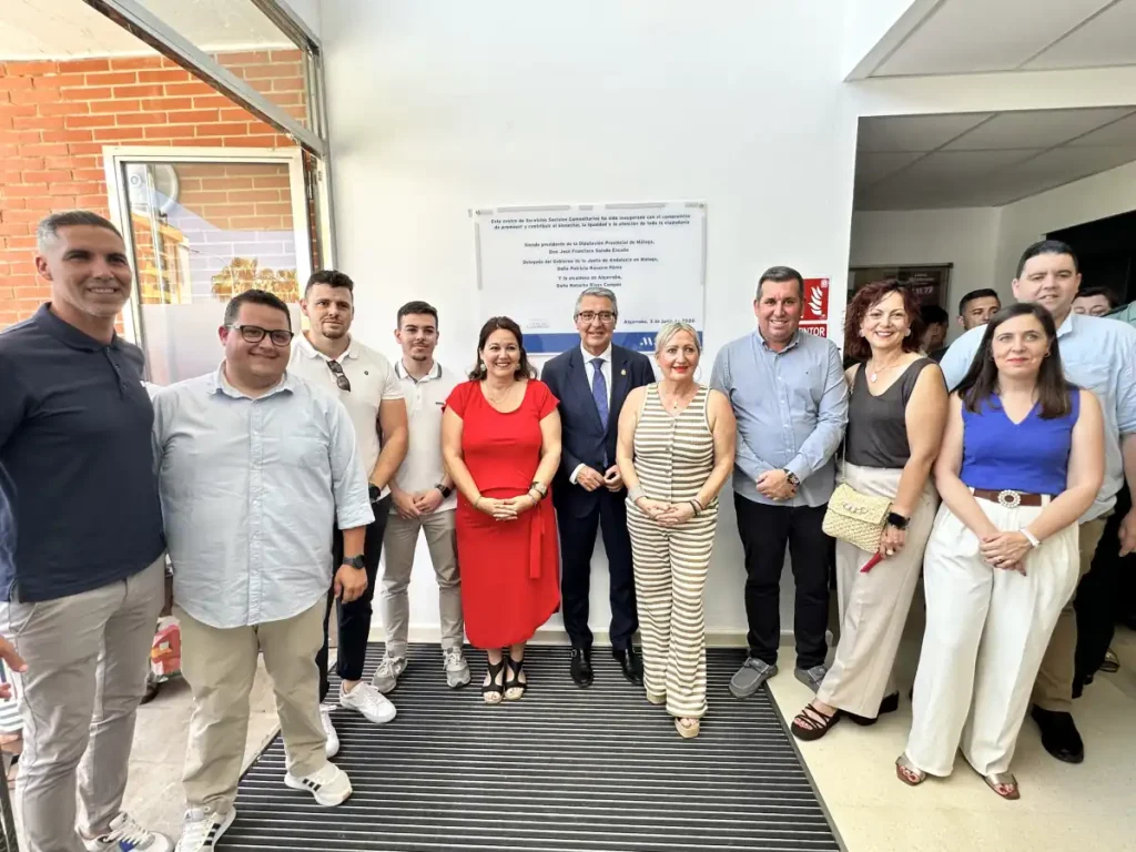 El nuevo centro de Servicios Sociales de la Diputación en Algarrobo atenderá a familias y personas vulnerables de 19 municipios de la Axarquía