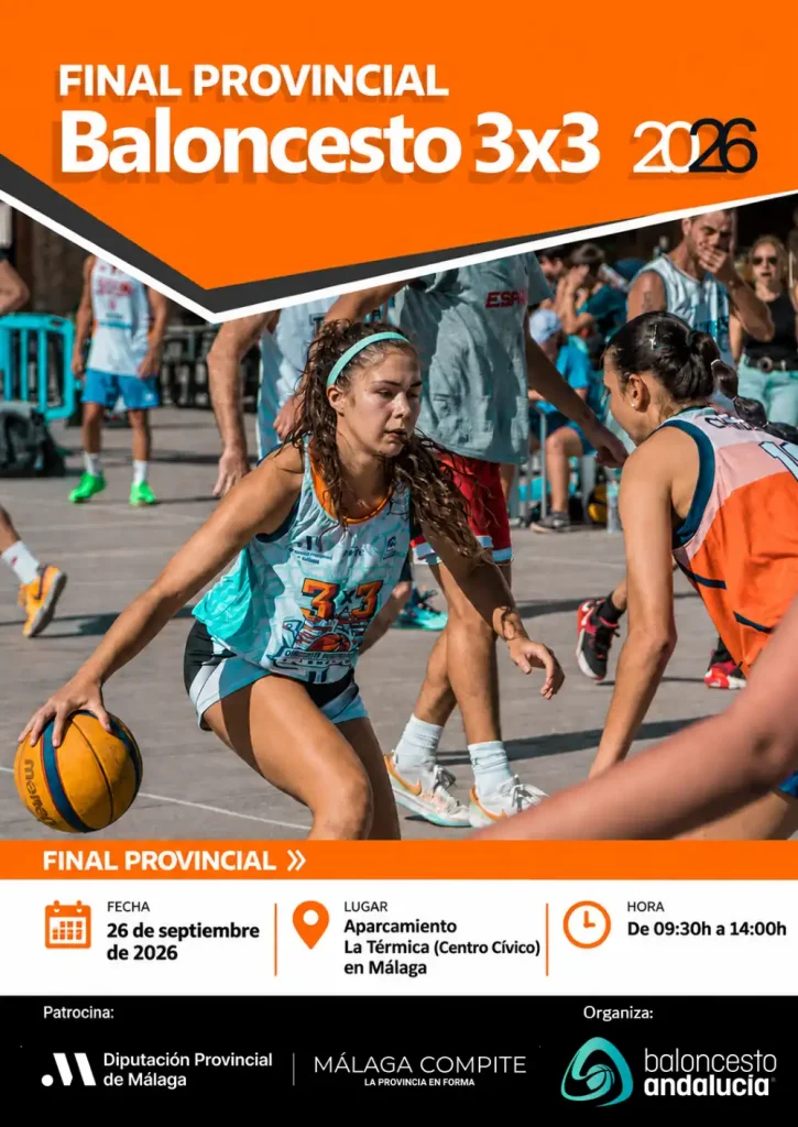 El Circuito Provincial de Baloncesto 3X3 de la Diputación cierra la temporada en La Térmica con la primera final provincial